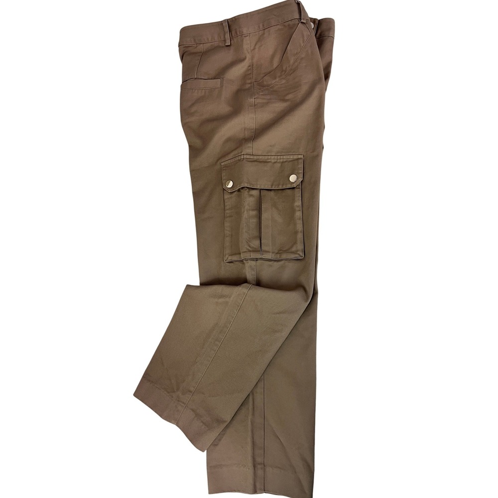 Maje Cargo Pants Womens 38 Beige Brown Excellent High Rise Straight Leg Utility